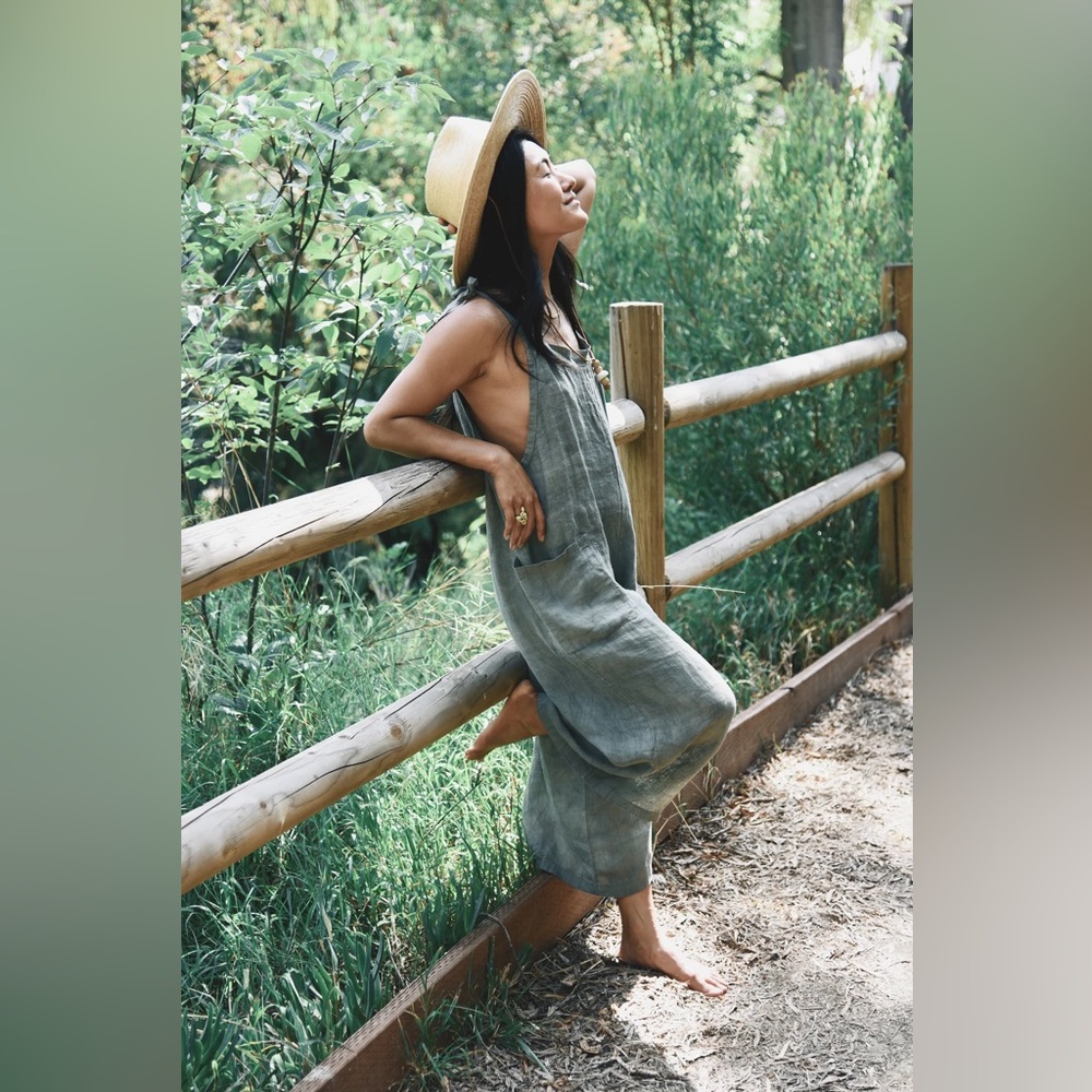 THE LINEN OVERALL // FERN — NWT